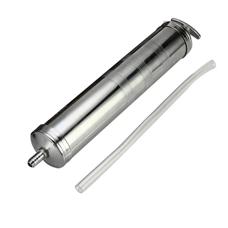 500cc Aluminum Alloy Carbon Steel Oil Suction Vacuum Pump Hand Syringe Gun Pump Extractor Auto Ment Grease Guns Replacement