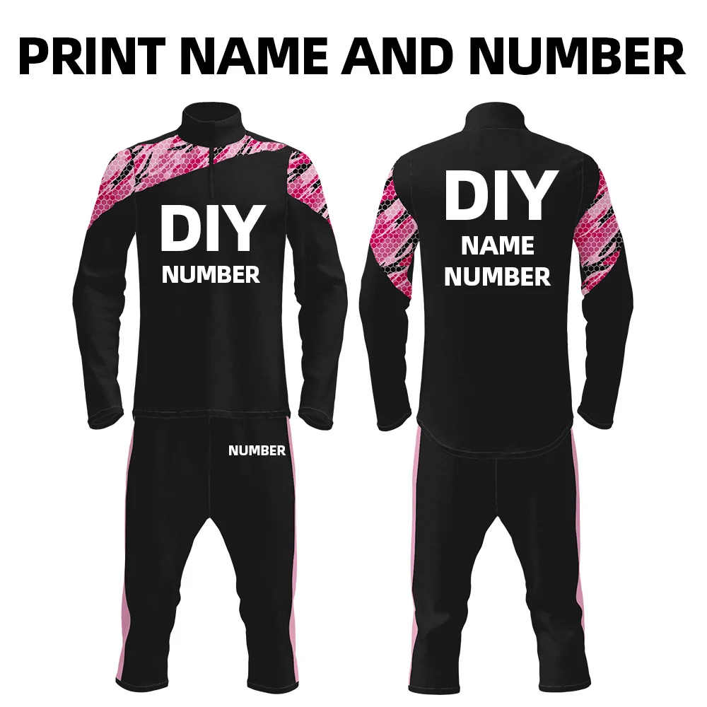 Zhouka tracksuits profession design custom jogging suit men sports track suit