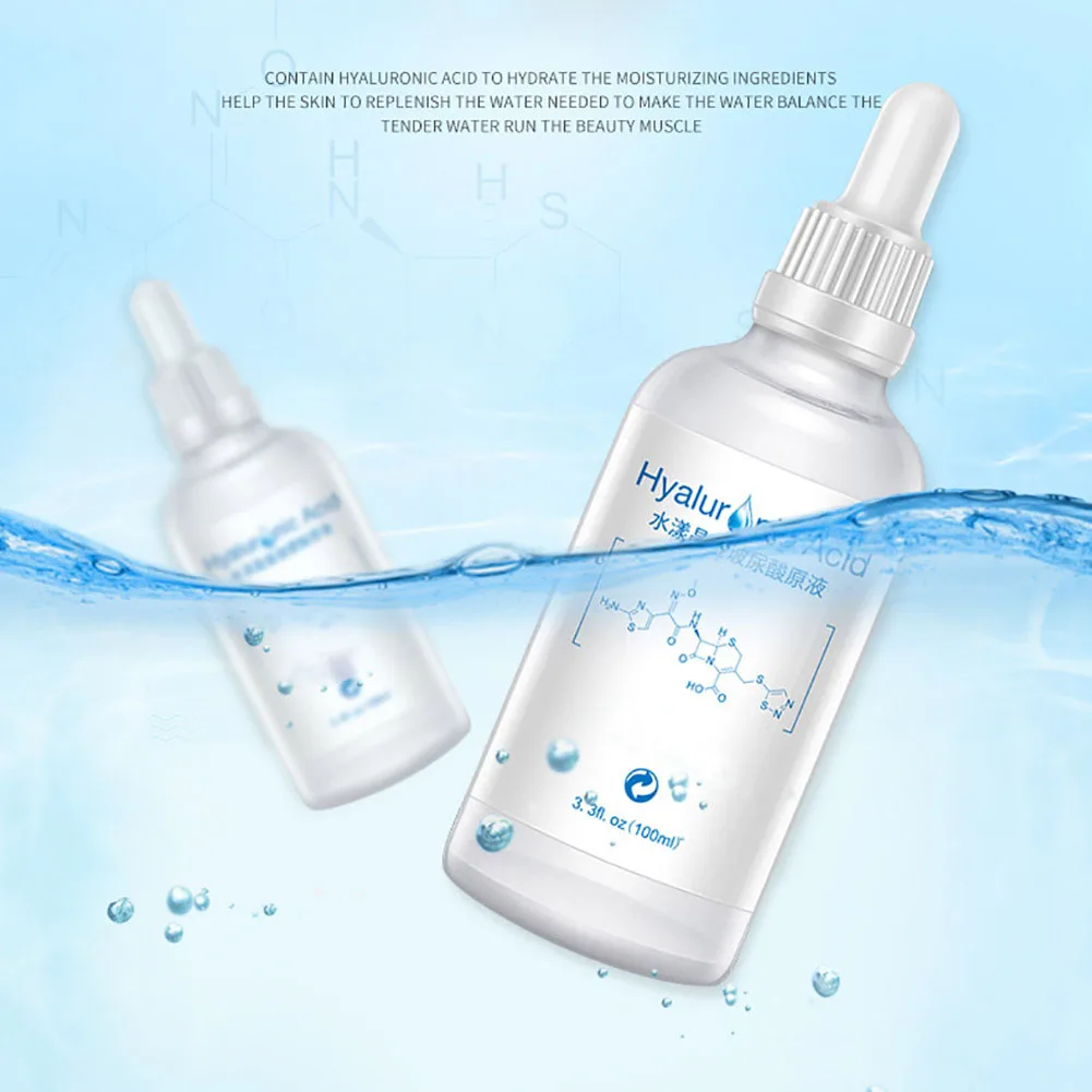 Sérum pour le visage à l\'acide hyaluronique Aqua Crystal, nourrissant, hydratant, doux, élastique, blanchissant, beauté, santé, soins de la peau,