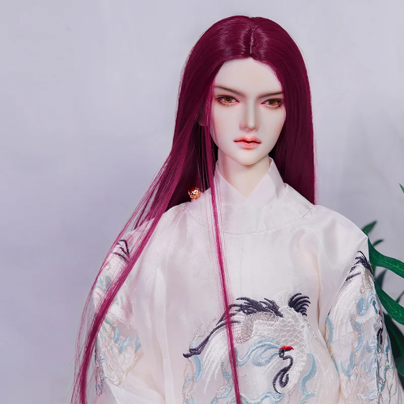 1/6 1/4 1/3 Scale BJD Accessories Ancient Costume Chinese Hanfu Doll Long Hair Wig For BJD/SD YOSD MSD SSDF Strong Uncle A0871