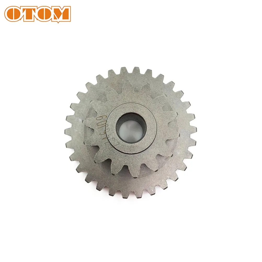 OTOM Motorcycle Engine Electric Starter Overrunning Double Gear Needle Bearing Shaft For ZONGSHEN NC450 Off-Road ZS194MQ-2 Parts