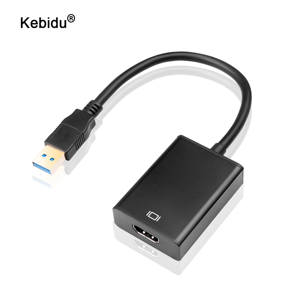 1080P 60 Гц HD портативный USB 3,0 в HDMI-совместимый Аудио Видео адаптер преобразователь кабель высокая скорость 5 Гбит/с для Windows 7/8/10 ПК