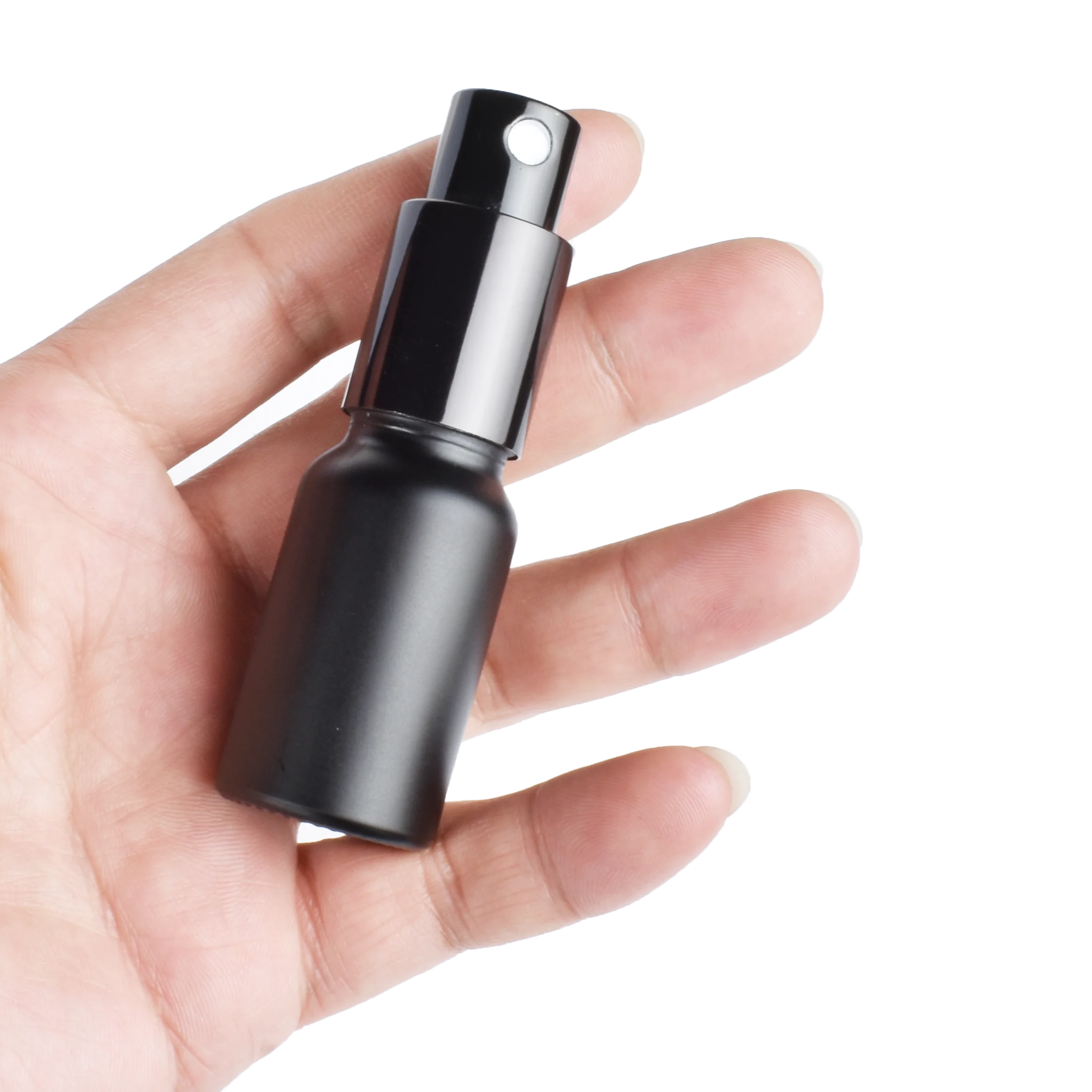 10 Cái/lốc 100Ml 50Ml 30Ml 20Ml 15Ml 10Ml Sáng Kính Đen Lọ Nước Hoa Atomizer hương Thơm Hộp Đựng