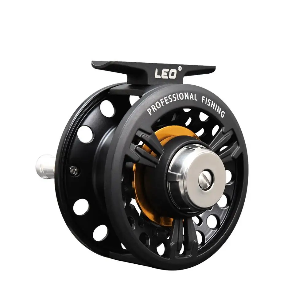 Left/Right Hand Exchange Fly Fishing Reel Aluminum Alloy Casting Fishing Reels 75MM Wheel with High Foot Fishing Reels for Fish