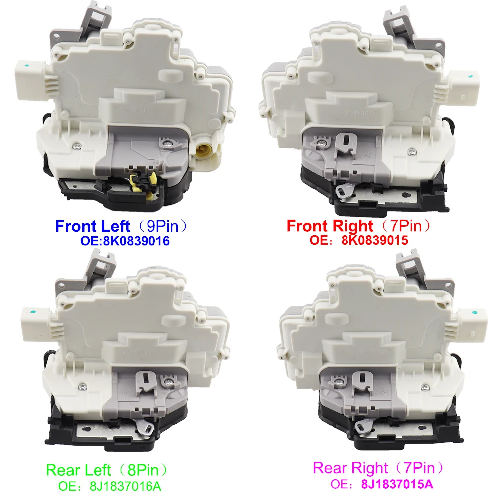 

8K0839016 Door Lock Actuator Latch Motor Mechanism For Audi Q3 Q5 Q7 A4 A5 B6 VW Passat Tiguan Touareg Seat Ibiza Skoda Superb