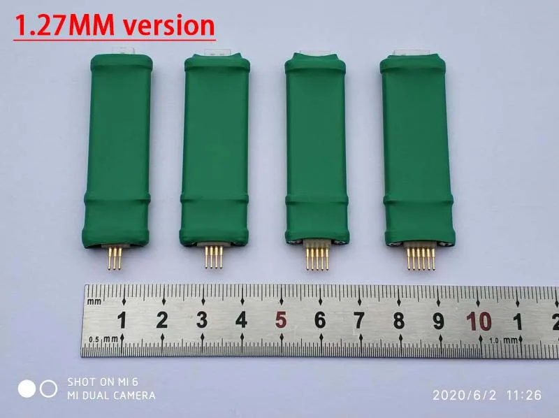 Imagem -02 - Dykb Handheld 2.54 mm 2.00 mm 1.27 mm 3p 4p 5p 6p 8p 10p Suporte de Teste Pcb Queima Clipe Pino Debug Download Programa Programa Sonda Programação