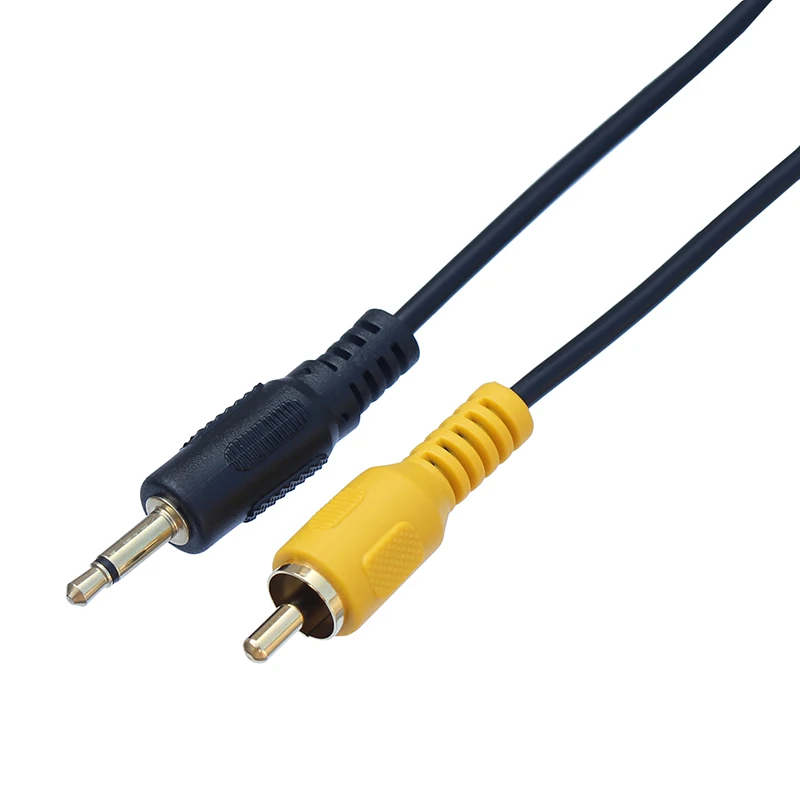 3.5mm Mono do AV złącze męskie RCA wideo kabel AV 1.8m