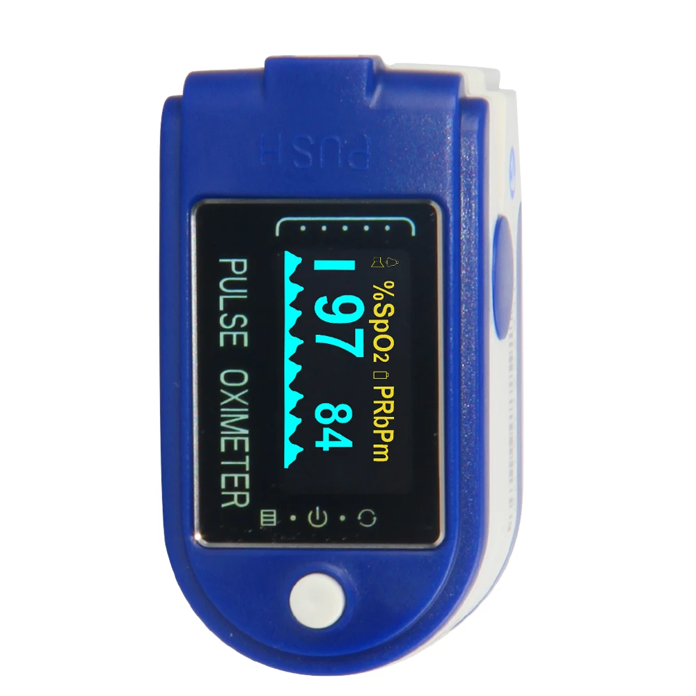 CMS50D+ Fingertip Pulse Oximeter OLED USB Blood Oxygen PR Heart Rate SPO2 Monitor Software Data memory