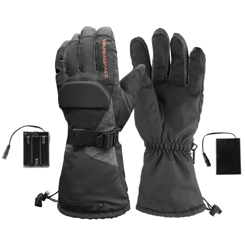 

WARMSPACE electric heated gloves with battery box intelligent temperature regulation