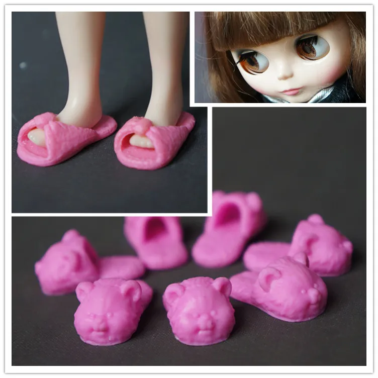 2.2cm foot shoes cute Baby Doll Blythe New Doll Accessories Shoes Casual Shoes gift for girl