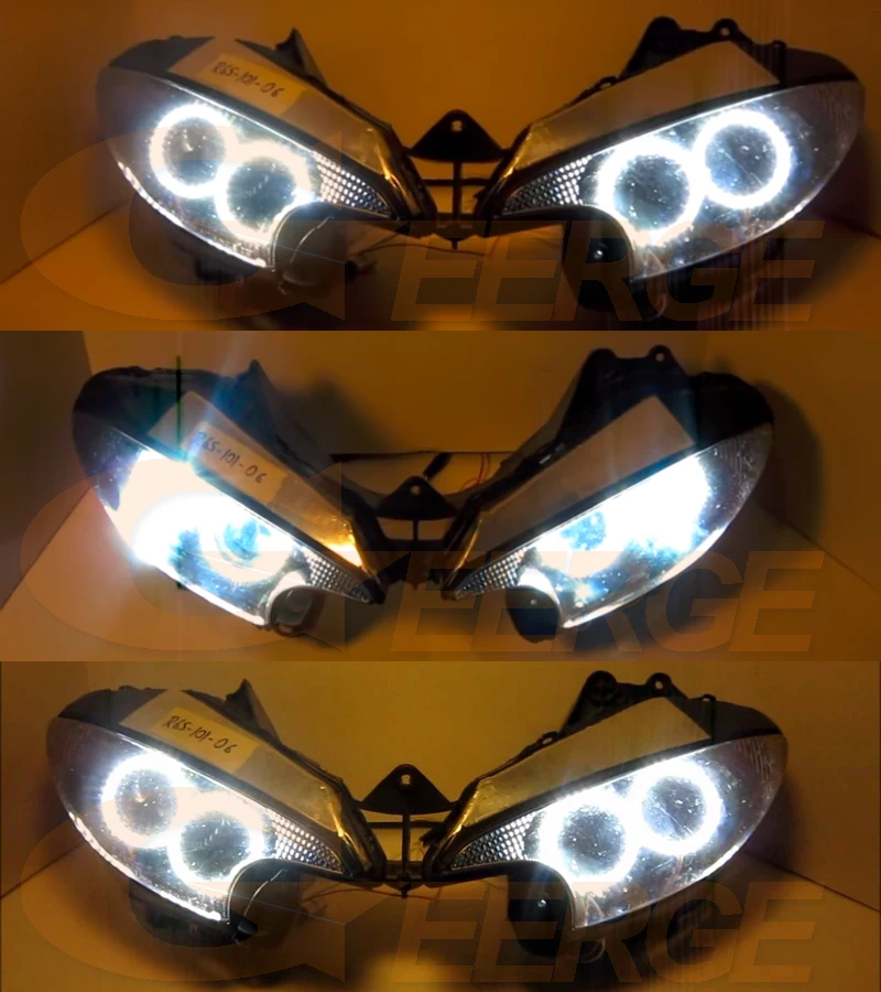 For Yamaha Yzf R6 2003 2004 2005 2006 2007 2008 2009 Ultra Bright SMD LED Angel Eyes Halo Rings Kit Motorcycle Accessories