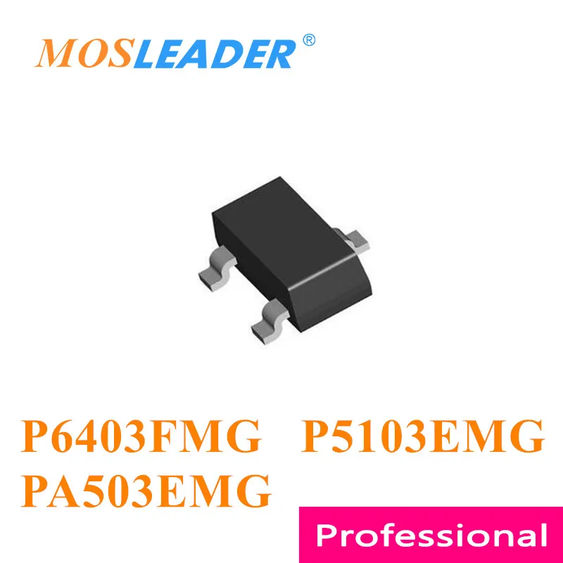 

Mosleader P6403FMG P5103EMG PA503EMG SOT23 3000 шт. P6403 P5103 PA503 P6403F P5103E PA503E китайский высококачественный