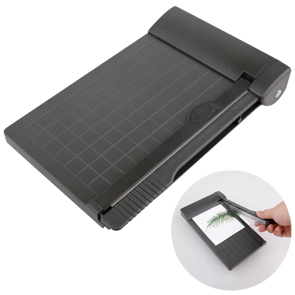 Portable A5 Paper Trimmer 1-6 Inch Photo Paper Guillotine Built-In Ruler Paper Cutter Office Stationery Cutting Tools