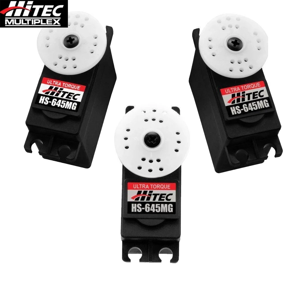 Hitec HS-645MG HS645 Metal Gear grande coppia Servo Standard per 1:10 1:12 RC aereo camion cingoli barca