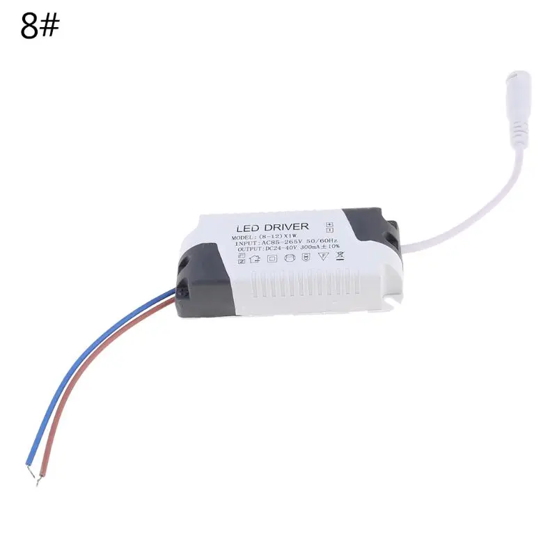 محرك تيار مستمر LED ، محول تيار متردد 85-265 فولت ، 1-3 واط/4-7 واط/8-12 واط/12-18 واط/18-25 واط