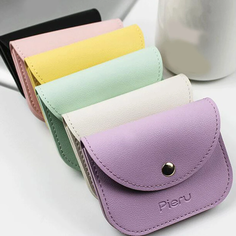 

Cute square Women PU Leather Coin Purse Clutch Zipper Business Wallet Bag Card Holder Small Money Bags Female Purse Wallet