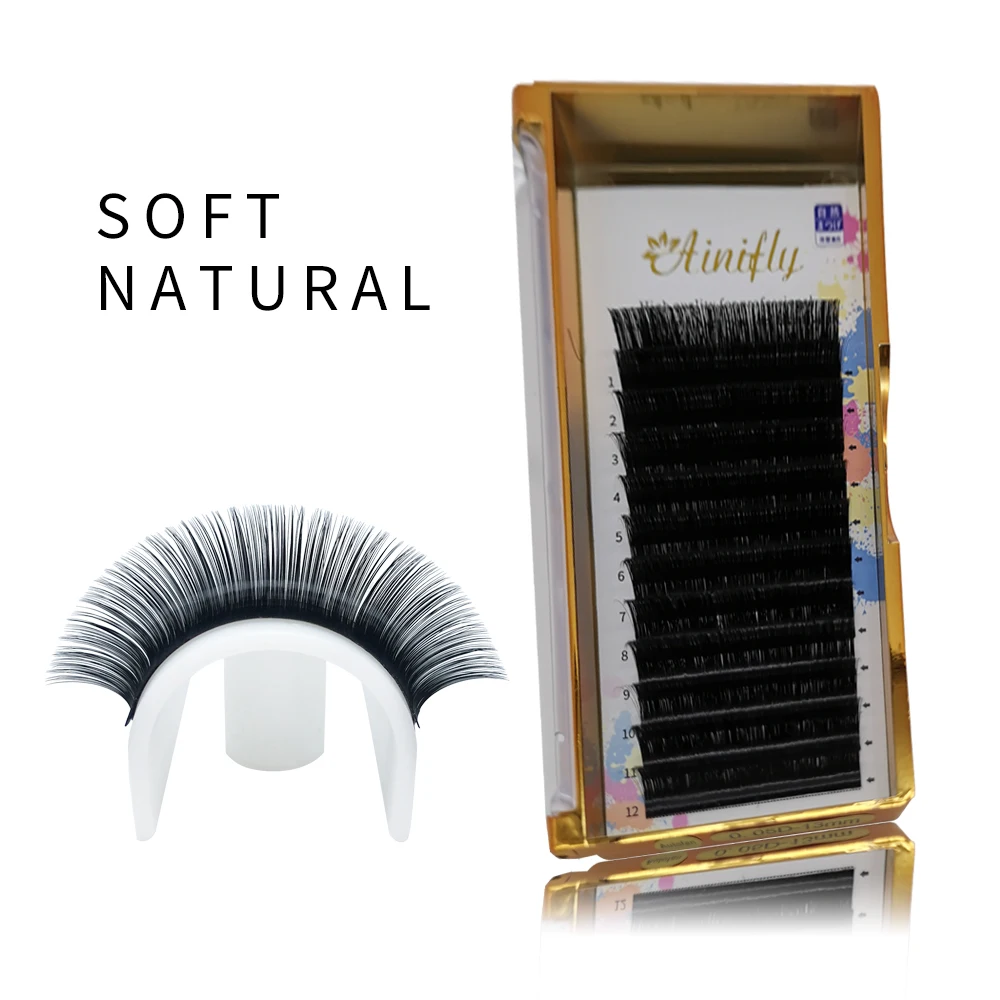 

AINIFILY Automatic Flowering Lash 3D/4D/5D Premade Fans Eyelash Natural 1's Blossom Easy Fan Eyelash Extensions Individual Lash