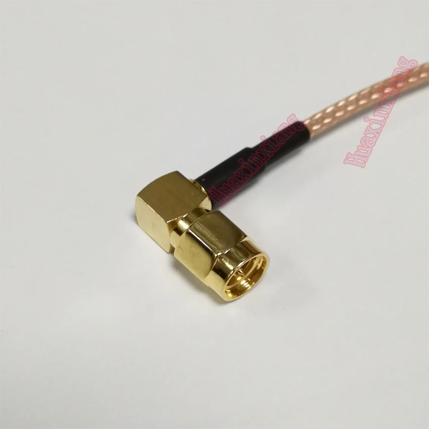 5PCS/Lot Bent SMA-JW To SMA-J Male Adapter Pug Connector RF Coaxial Extension Pigtal Cable  RG316 20CM/30CM/50CM/1Meter