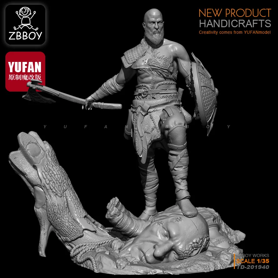 1/35  Resin Kits Immortal God of War Resin Soldier TD-201940