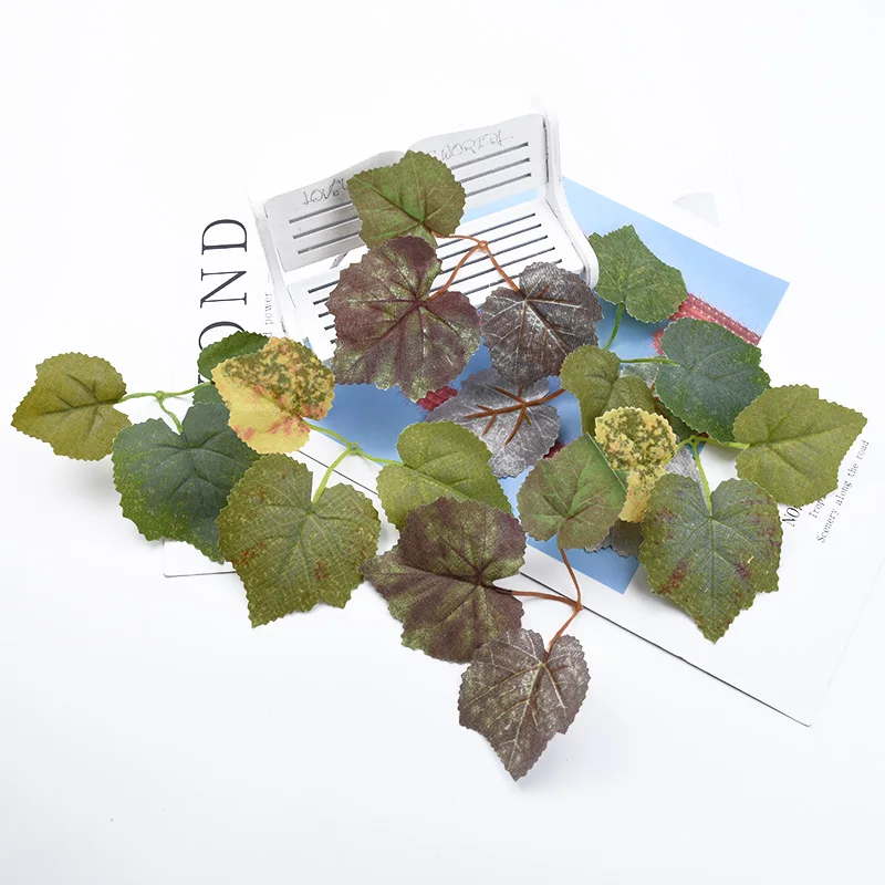 30/100 Stück Seide Ahornblatt Hochzeit Braut Zubehör Ausverkauf Weihnachten Home Dekoration Diy Geschenk Künstliche Pflanzen Großhandel – Detail 15