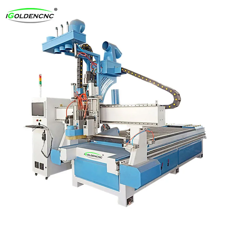 horizontal spindle cnc router 1325 nesting woodworking engraving furniture making machine