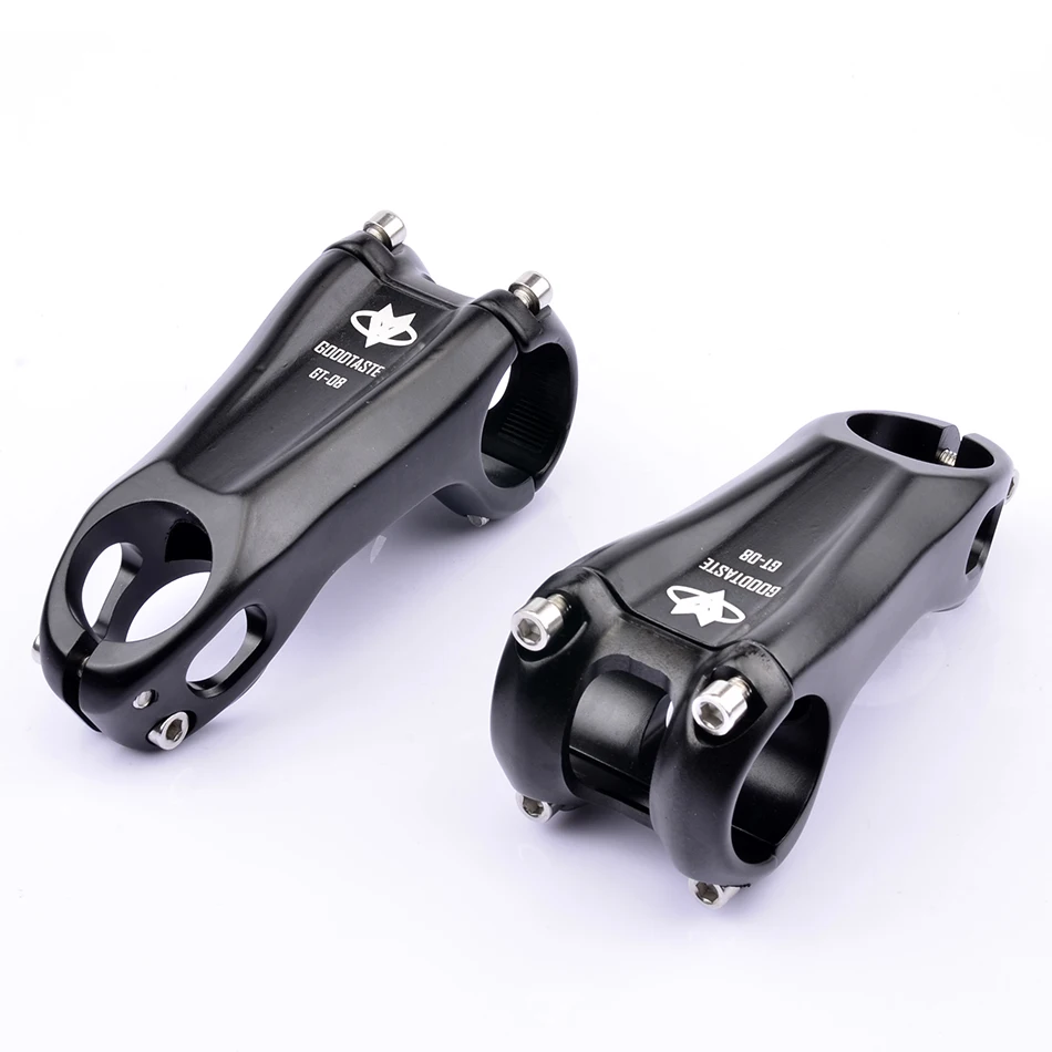 Goodtaste 31,8*28,6mm Vor MTB Vorbau Riser 90mm 7/17 Grad Rennrad Mtb Lenker Al-legierung CNC DH/AM/XC Stem Cover Bicycle