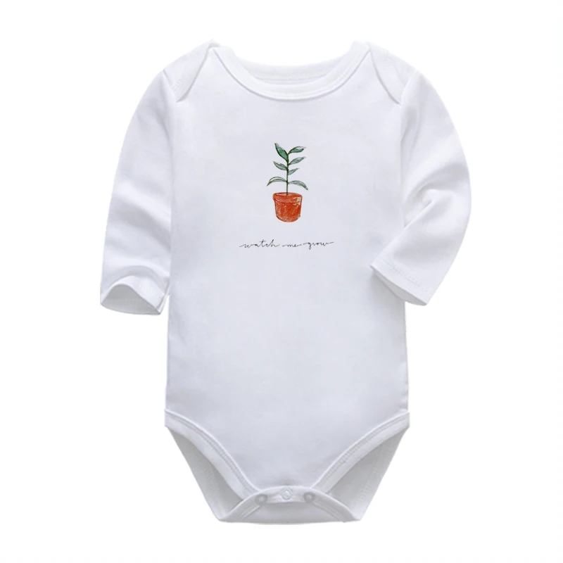 Newborn baby bodysuits long sleevele 100%Cotton baby clothes O-neck 0-24M baby Jumpsuit  baby clothing Infant sets