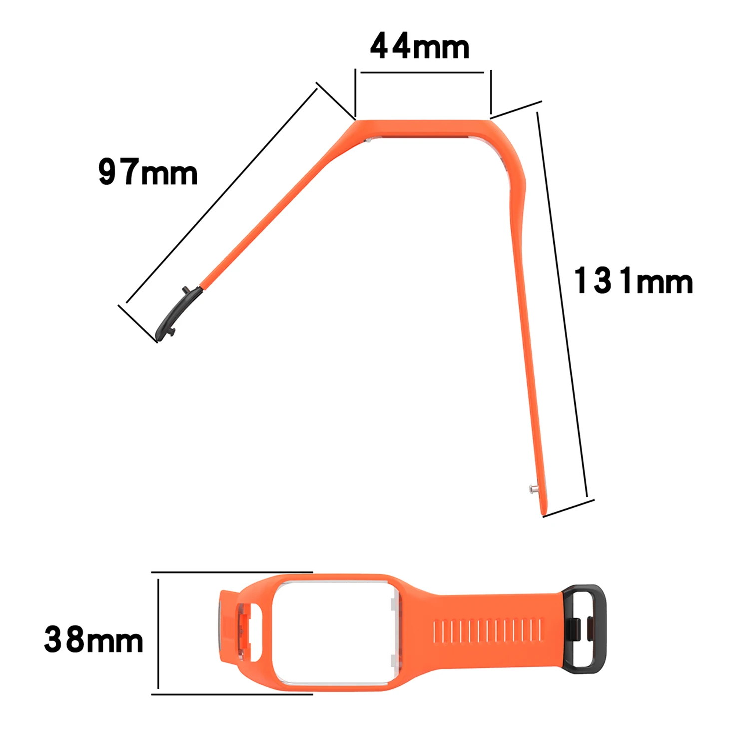 حزام ساعات من السيليكون لمسند اليد 2 3/سبارك 3/لاعب الغولف 2 سوار المعصم للتوم 4 3 2 سلسلة