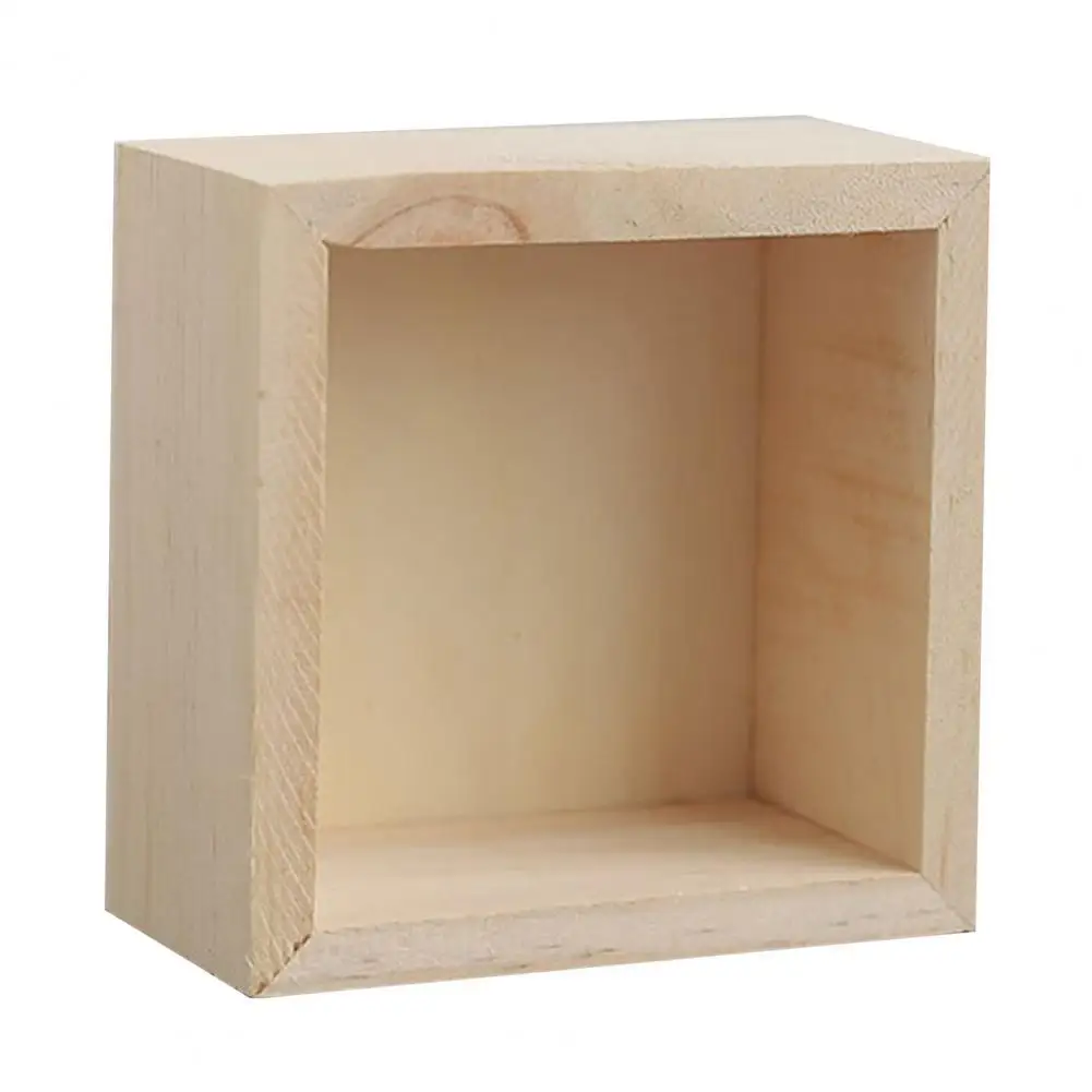 Primary Wooden Storage Box Rustic Square Versatile Mini Sundries Jewelry Boxes Household Supplies