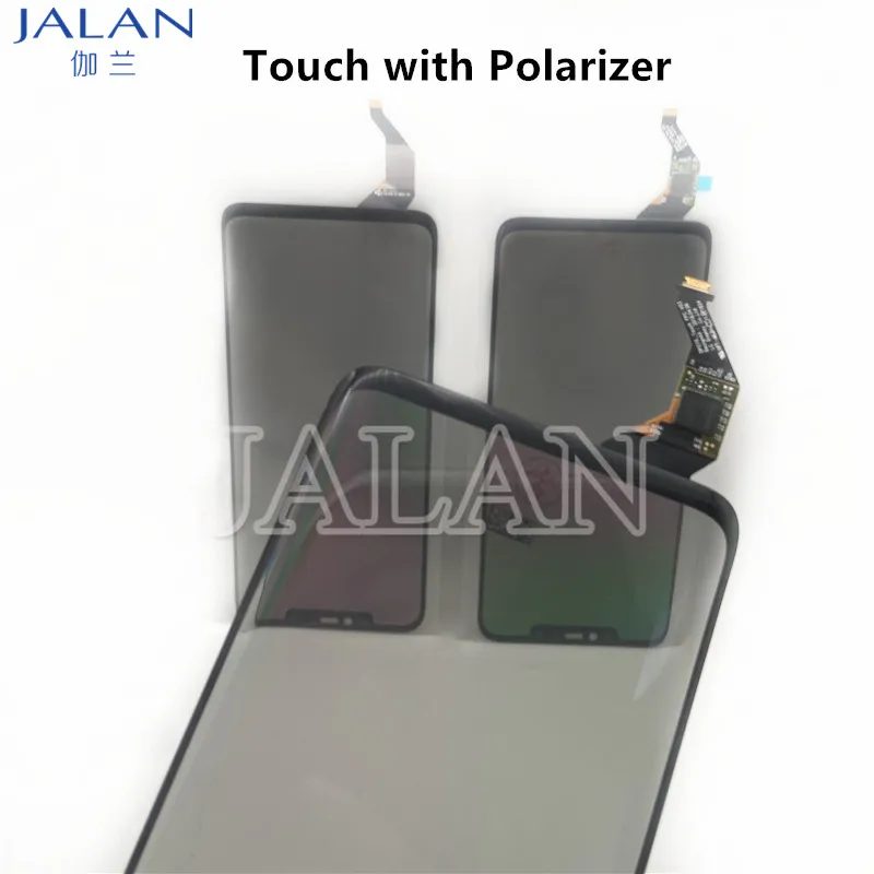 1pcs Touch Glass With Polarizer Lcd Glass Digitizer Panel  For HW Mate 20 pro Front Glass Touch Screen Replacement Repair