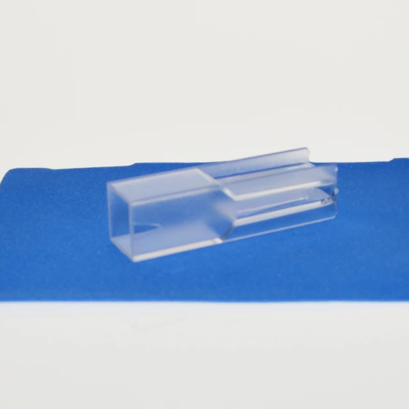 10 pces/100 pces cuvette traço plástico/descartável/dois luz/1.5/1 cm/10mm