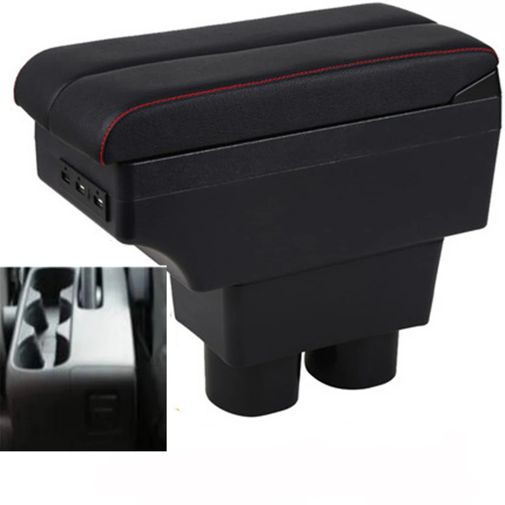 

For Toyota Rush Armrest Box Elbow Rest Center Console Storage with Phone Charging USB Interface Cup Holder