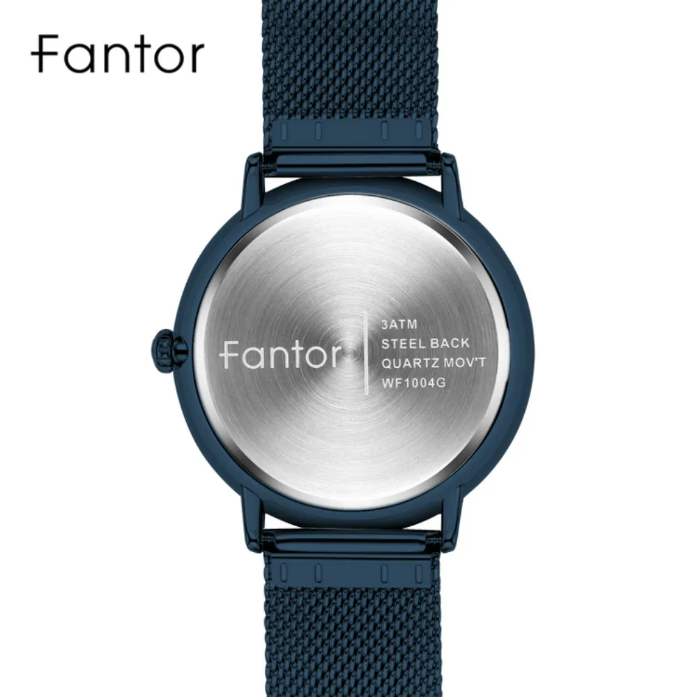 Imagem -04 - Fantor Marca Masculina de Luxo à Prova Impermeável Água Quartzo Relógios de Pulso Relógio Masculino Cronógrafo Masculino