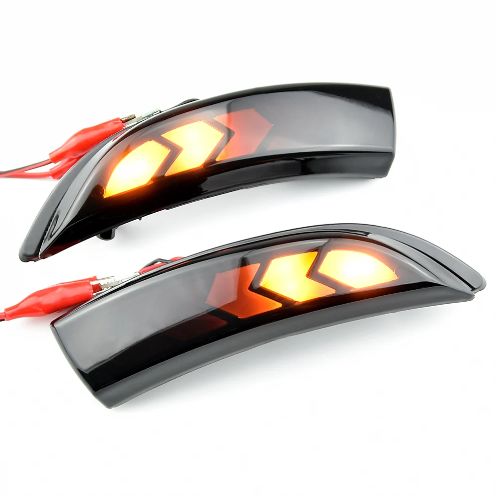 LED Dynamic Turn Signal Light Fit For Ford Fiesta MK6 VI /UK MK7 2008-17 B-Max 2012-2017 Flowing Water Blinker Flashing Light