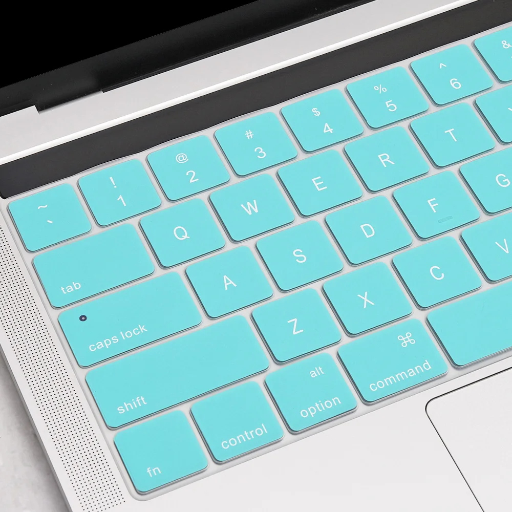 EU Spanish Version Keyboard Cover Skin Protector For MacBook Pro 13 15 Inch Touch Bar A2159 A1989 A1706 A1707 A1990 2016-2019