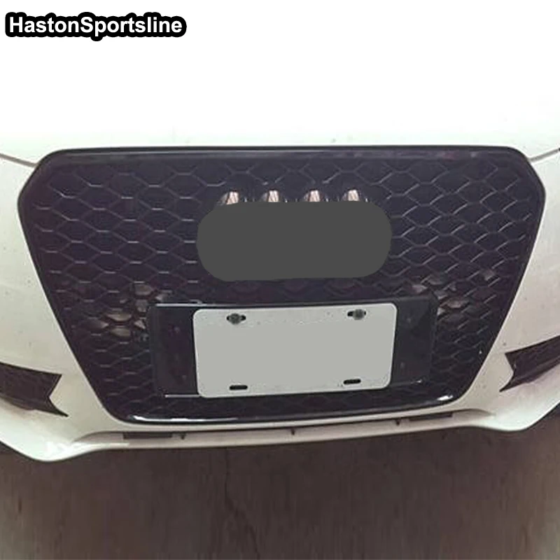 A6 C7 RS6 Style Black Front Honeycomb Hood Grill Grille for Audi A6 C7 S6 Sline 2012-2015 Car Styling Accessories