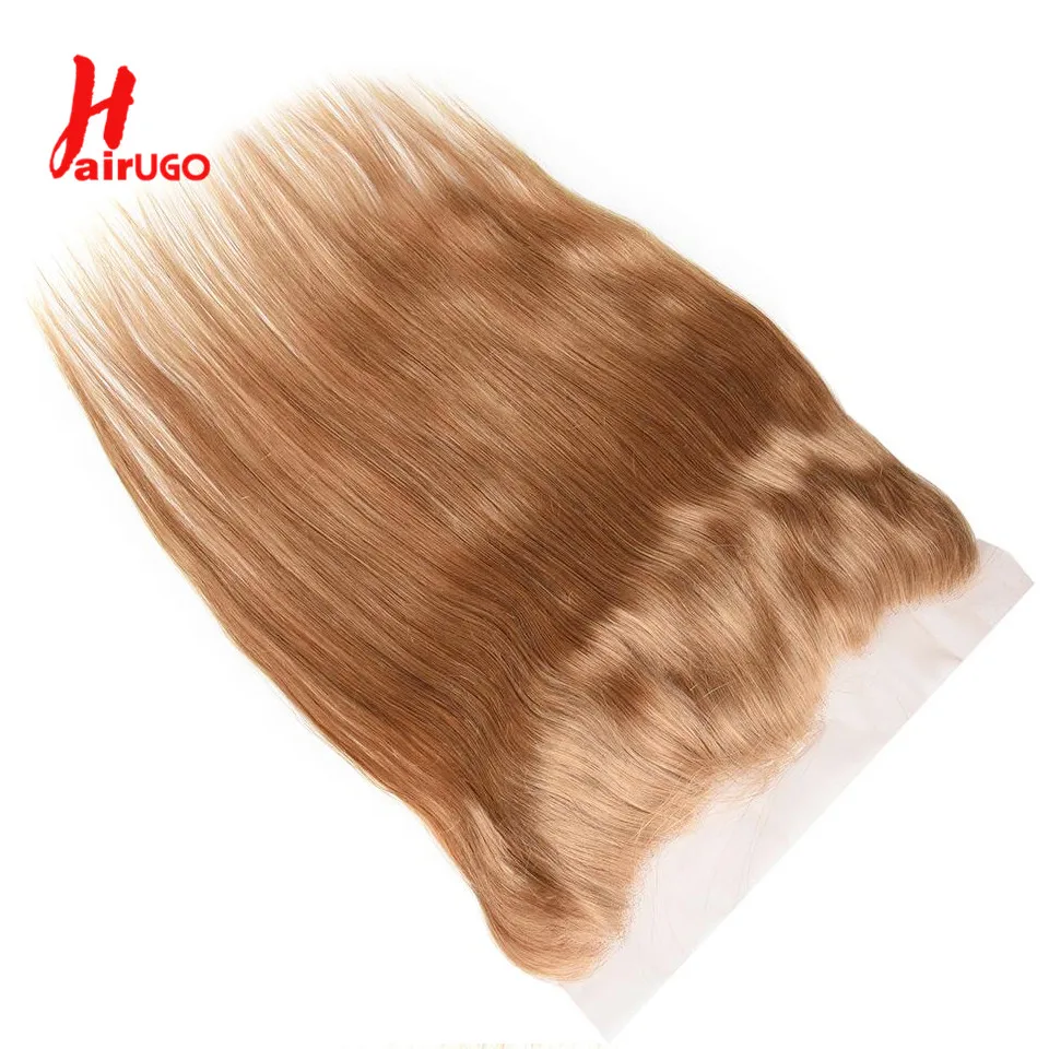 #27 Onda Do Corpo Lace Frontal Transparente 13X4 Lace Front 100% Cabelo Humano Remy Lace Frontal Com O Cabelo Do Bebê Prearrancadas HairUGo