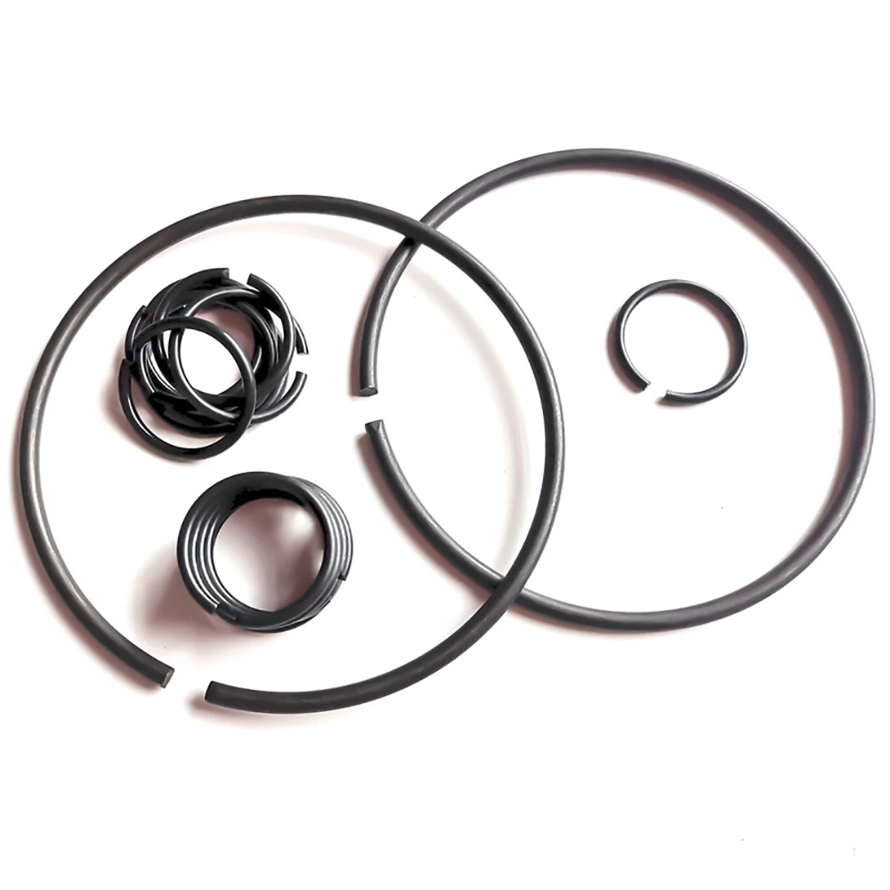 Carbon Steel Round Wire Snap Rings For Shaft M4.0~M125 GB895.2