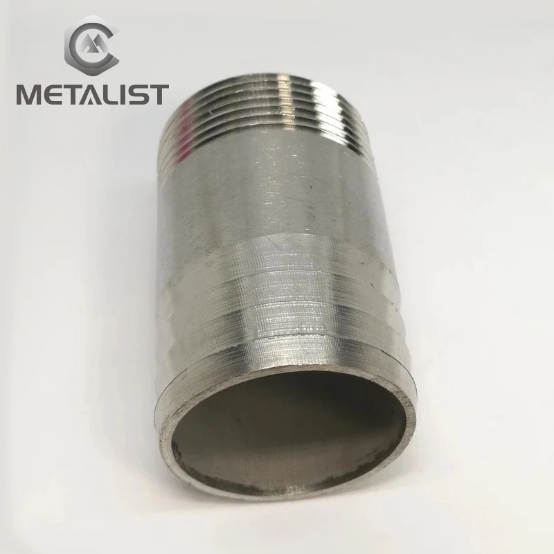 

METALIST DN50 BSPT Male Thread & Fit Hose Barb SS304 Pipe Fitting Hosetail Connector For Water Gas Oil