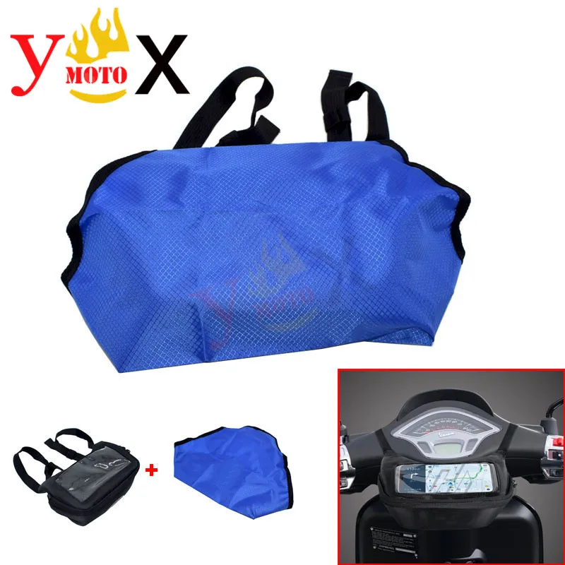 Scooter Waterproof Earphone Bag Drag Bar Storage Bag Navigation Case For Vespa CT250 RT3 Honda X-ADV750 SUZUKI Yamaha TMAX ATV