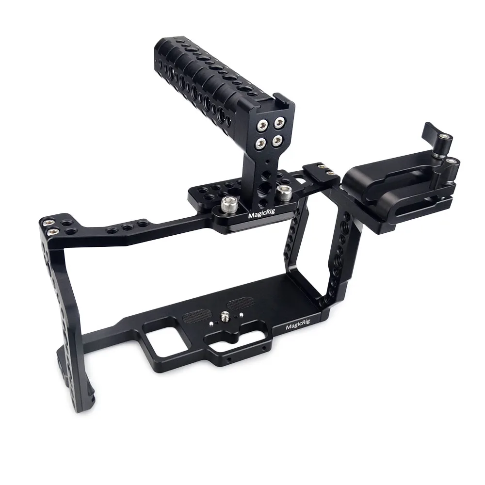 Magicrig-冷たい靴,トップハンドル,T5,磁気ポケットを備えた完全なカメラケージ,4k & 6k