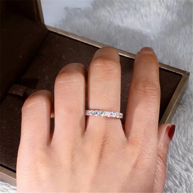 Huitan Fashion Rose Gold Color Women\'s Finger Ring with Shiny Cubic Zirconia Delicate Female Accessories Versatile Jewelry Gifts
