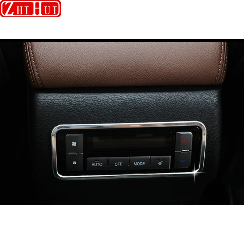 For GWM Haval Hover H9 2015-2022 Car Styling Rear Air Outlet Frame Protection Decorations Stainless Steel Stickers Accessories