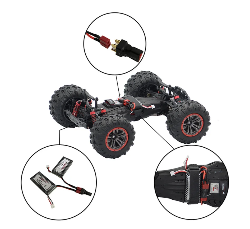 Original XINLEHONG 9125 Remote Control Rc Car Spare Parts 7.4v 1600mah Lipo Battery XLH9125 battery 7.4 v 1600mah