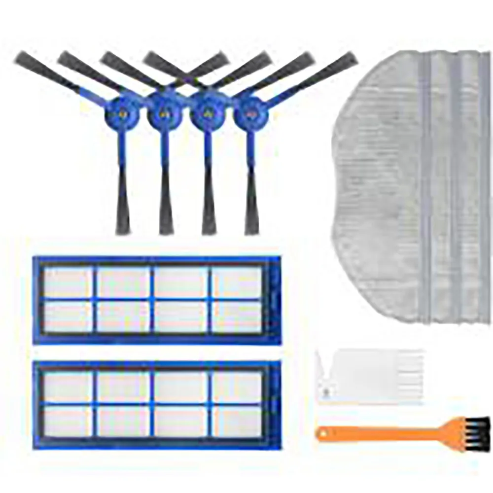 Escovas laterais esfregão panos filtros principal rolo escova filtro pano de limpeza para robovac l70 vassoura robô aspirador de pó acessórios