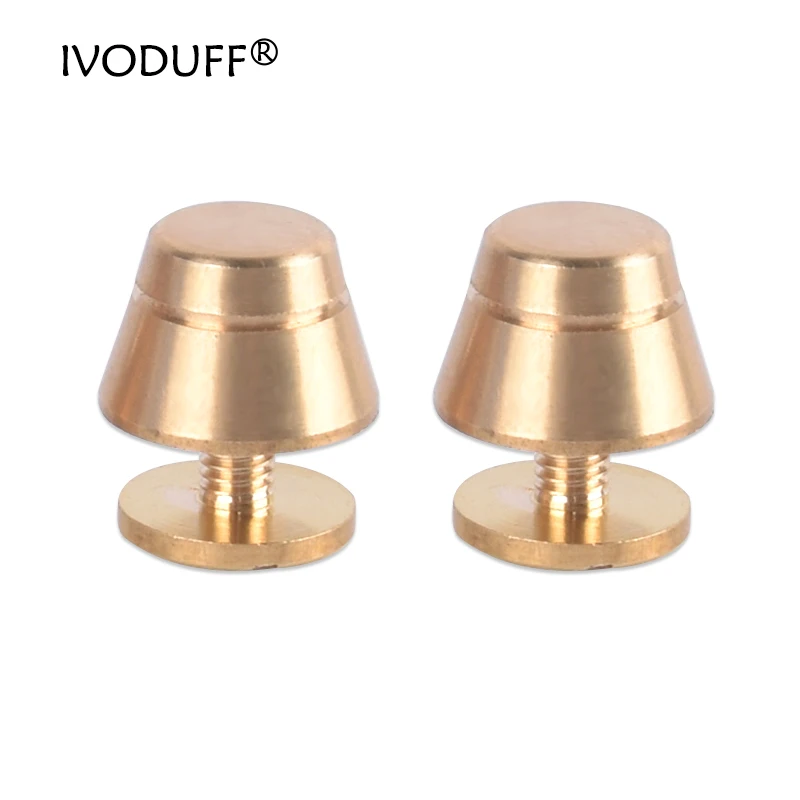 Brass Stud Bag Feet With Screw, 10mm brass Bag Feet For DIY Handbag