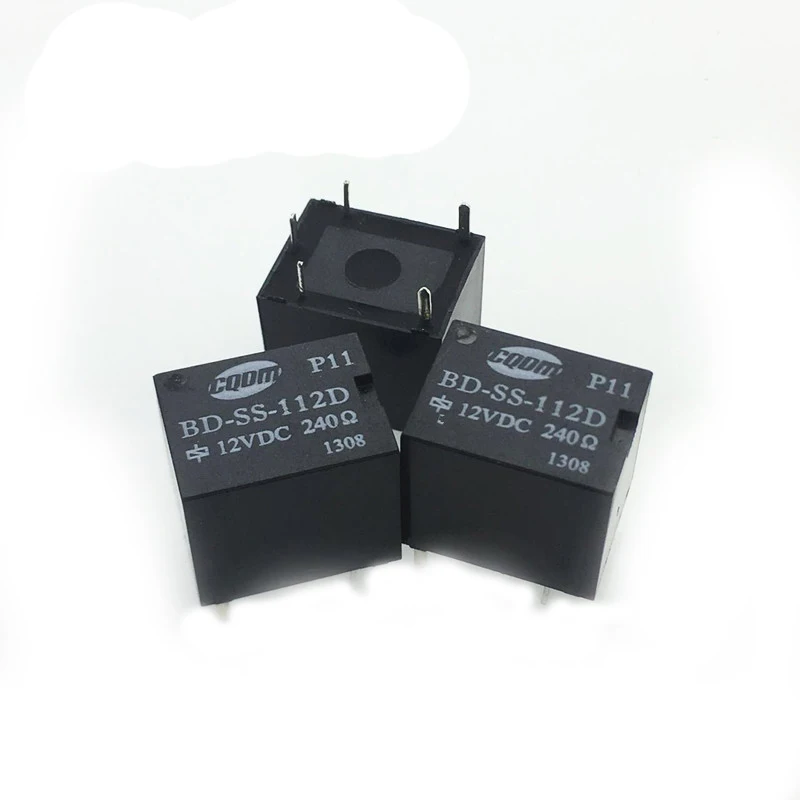 

Free shipping 10PCS HOT NEW BD-SS-112D BD SS 112D BDSS112D 12V Car window relay 12VDC DC12V 240Ω 5PIN