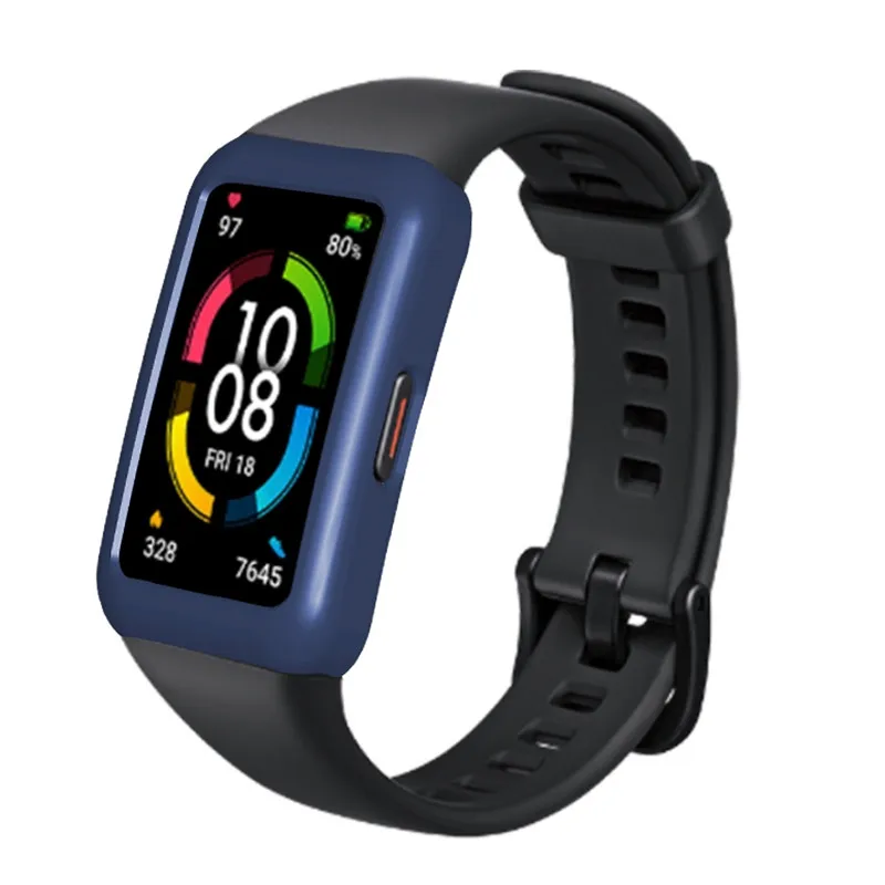 Cứng PC Màn Hình Cover Dành Cho Huawei Honor Ban Nhạc 6 Đồng Hồ Thông Minh Smartwatch Trường Hợp Khung Bảo Vệ Vỏ Ốp Lưng Phụ Kiện