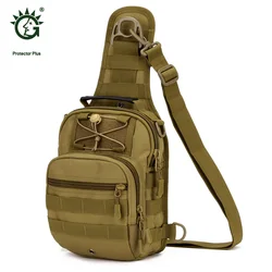 Protector Plus Molle Camping Chest Bag Messenger Bag Military Tactical Camo Backpack Outdoor Sport Hiking Climbing Pack