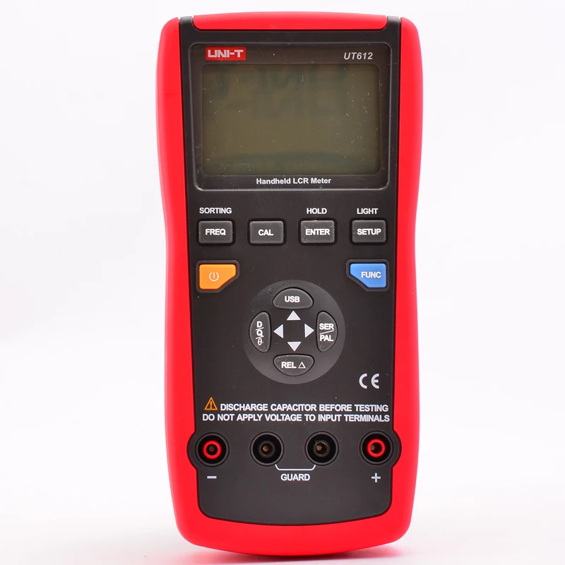 UNI-T UT612/UT611 LCR Meter; di alta precisione di 10KHz/100KHz LCR ponte digitale metro/induttore/condensatore/tester di resistenza